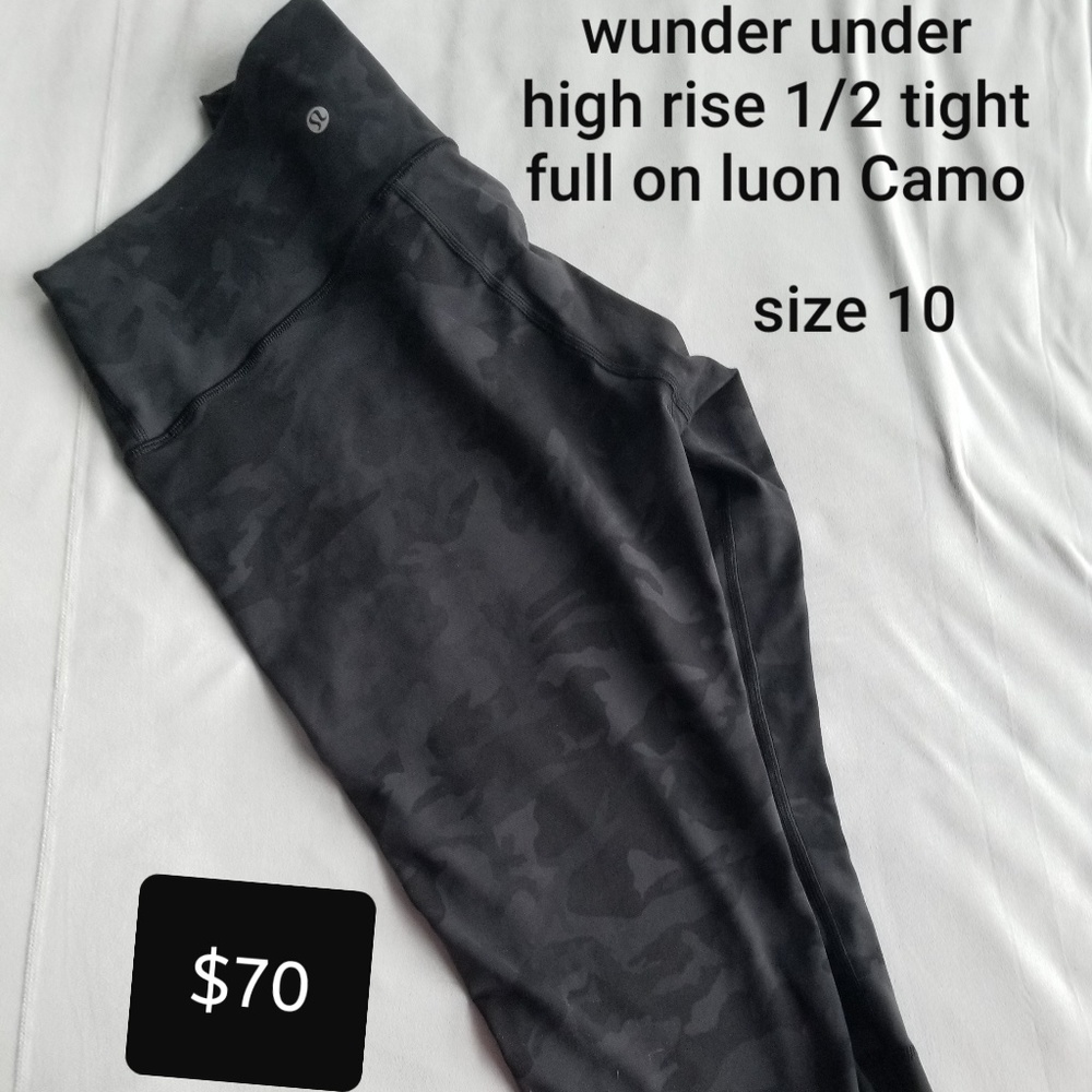 Wunder under high rise camo